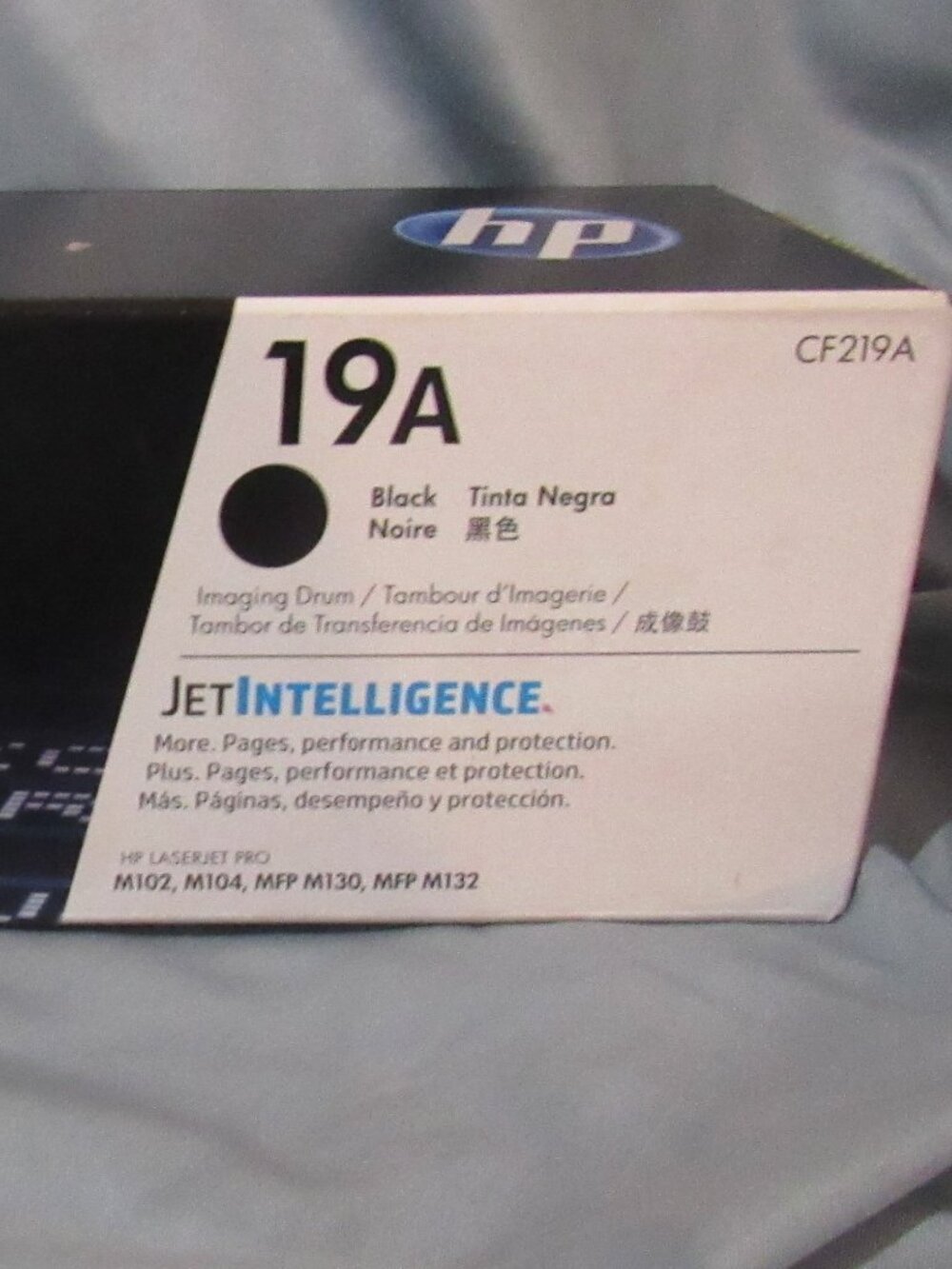 HP Laserjet Imaging Drum, JetInteligence, 19A Black, M102, M104             X329